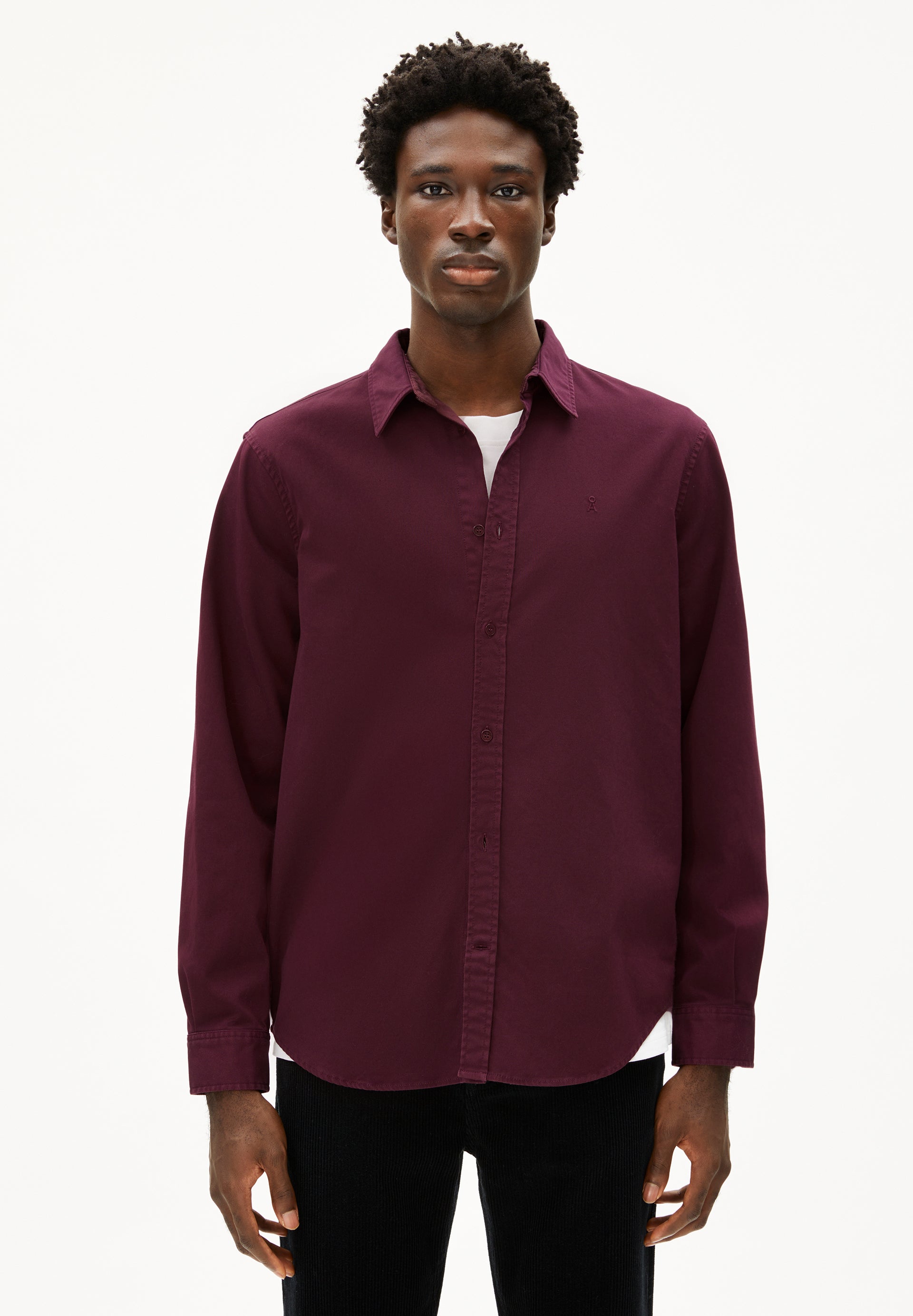 GIAALO GMT DYE | Longsleeve aus Bio-Baumwoll Mix - rot (M) Image