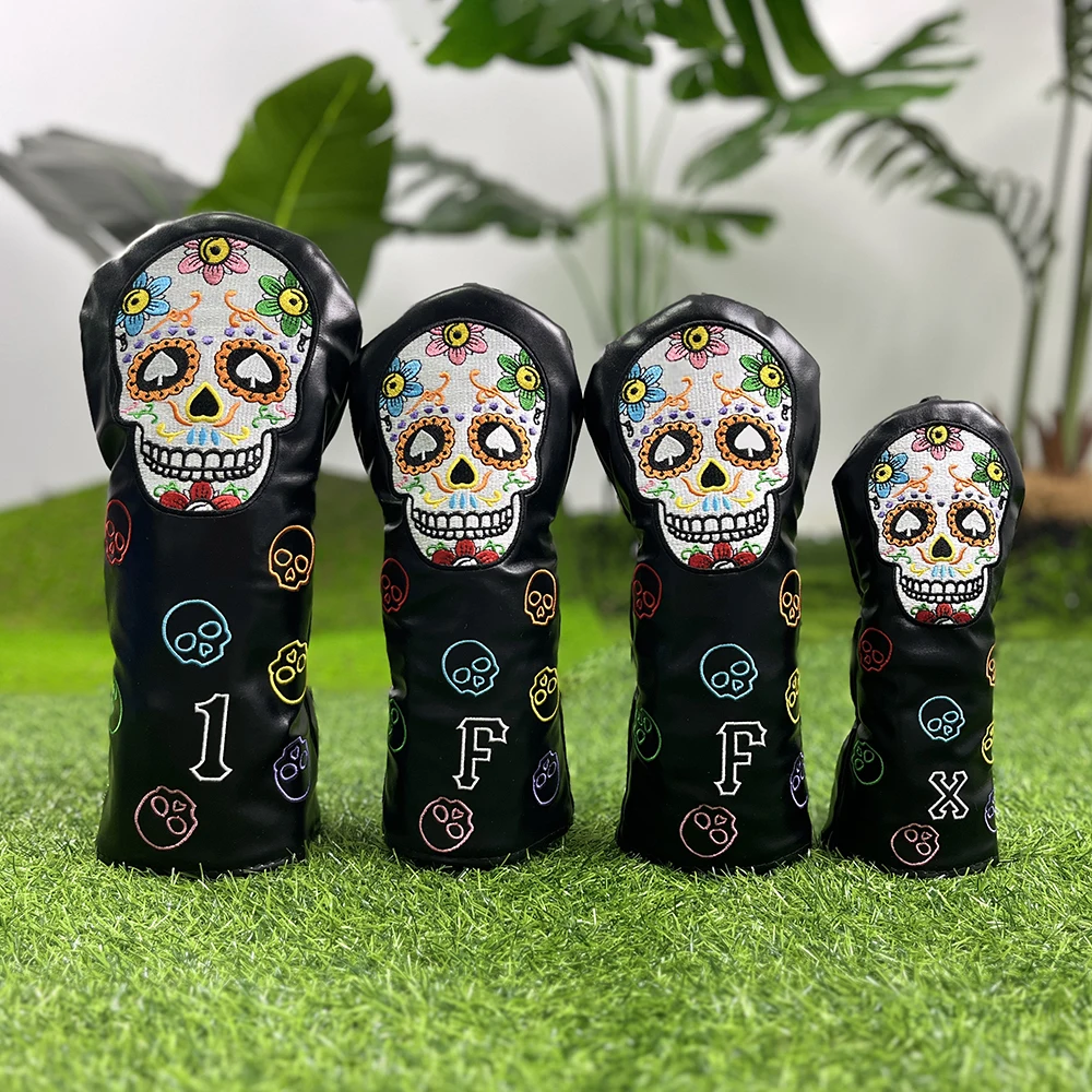 Golf Club Head Covers For Hybrid Driver Fairway Wood Covers and Golf Club Putter Head Covers Golf Accessories Durable
