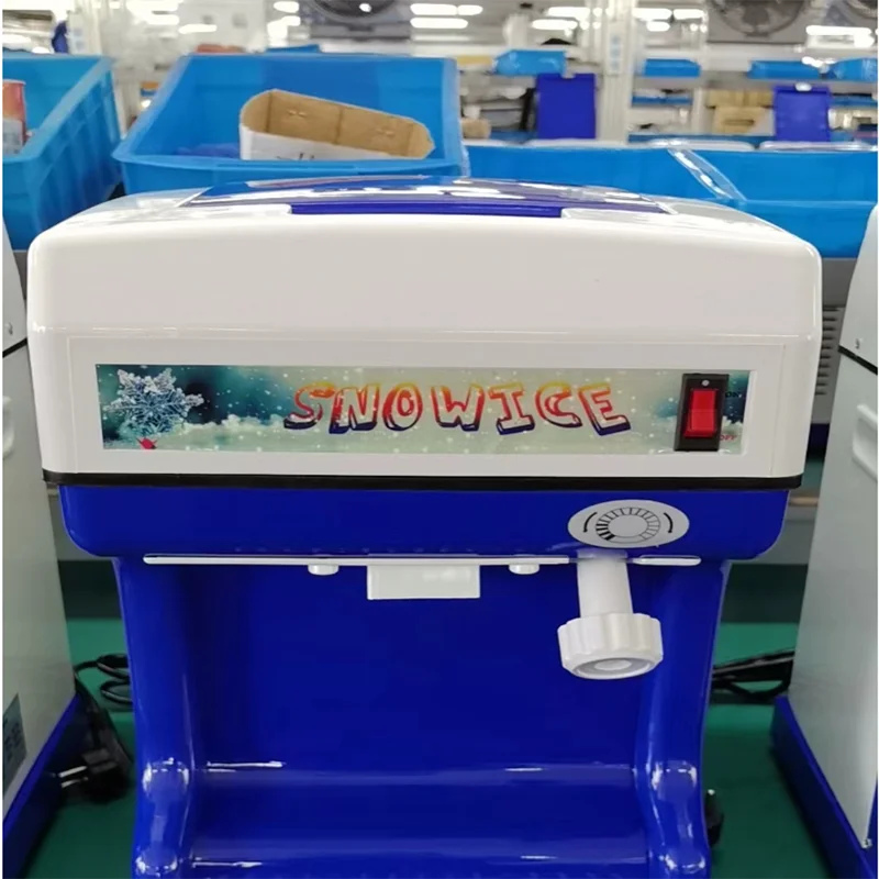 Commercial Electric Ice Shaver Machine High Capacity Snow Cone Maker for Business Easy Operation Durable Car