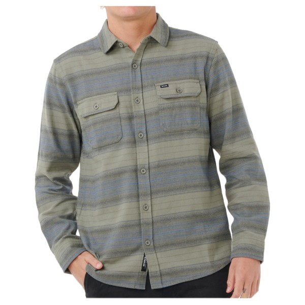 Rip Curl - Line Up Flannel Shirt - Hemd Gr M grau