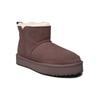 Bootsschuh ROSEMUNDE "Evelyn Leather Elastic Boot", Damen, Gr. 41, braun (dunkelbraun), Obermaterial: 100% Rindveloursleder. Futter: 100% Lammfell, unifarben, casual, Schuhe, Memory Foam für ultimativen Komfort und individuelle Passform.