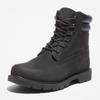 Schnürboots TIMBERLAND "LINDEN WOODS 6 INCH LACE UP WATERPROOF BOOT", Gr. 36, schwarz, Leder, sportlich, Schuhe, Winterstiefel, Schnürstiefel, Winterschuhe, wasserdicht