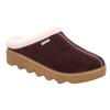 Pantoffel ROHDE "FOGGIA-D", Damen, Gr. 39, lila (aubergine), Veloursleder, klassisch, Schuhe, Hausschuh, Clog mit herausnehmbarer Innensohle aus Lammwolle
