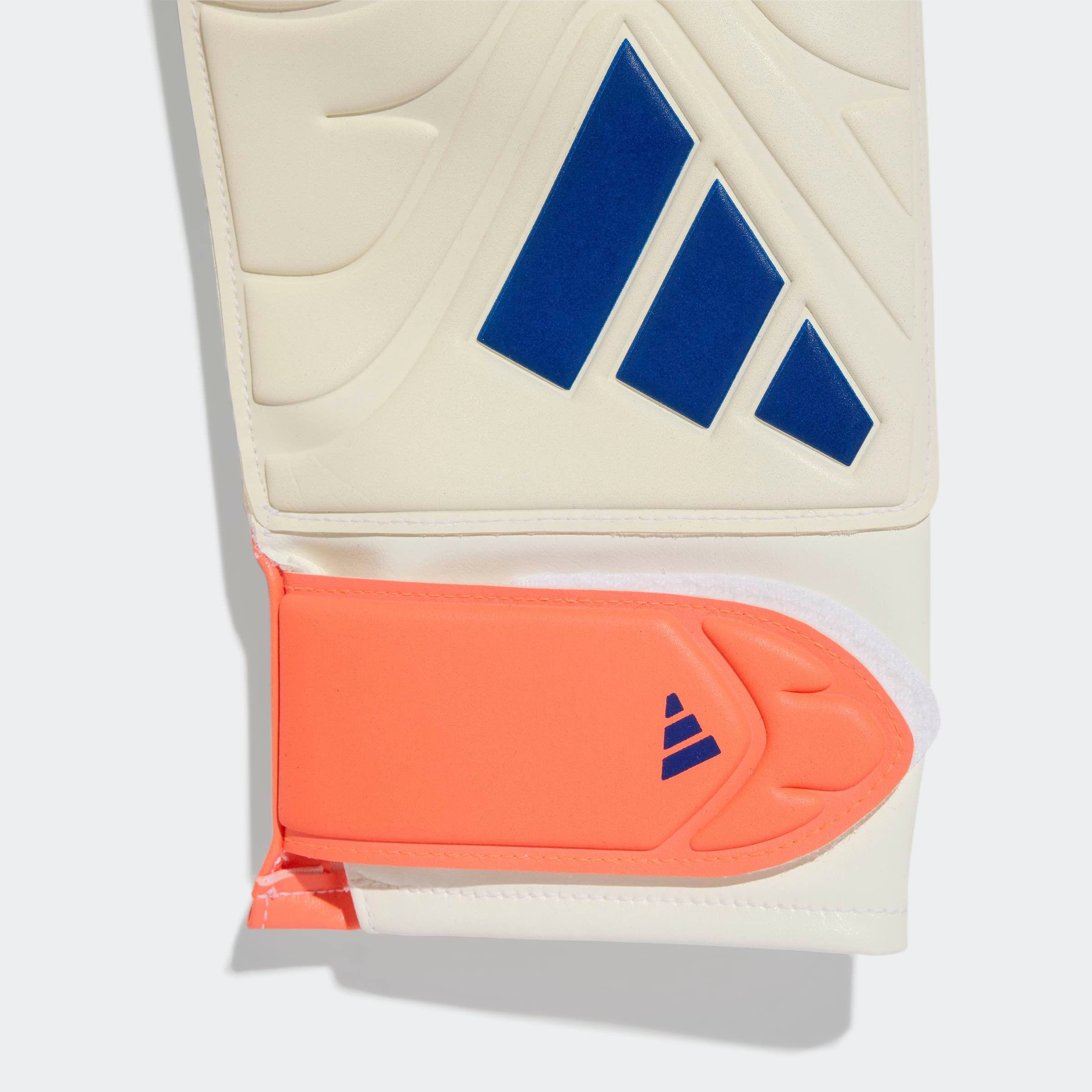 Torwarthandschuhe ADIDAS PERFORMANCE "COPA GL CLB", Herren, Gr. 9, sanftes weiß, lucid blau, signal coral, Handschuhe Image