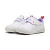 Sneaker PUMA "KITTEN SL V INF", Gr. 26, puma weiß, silber mist, fierce rot, Synthetik, sportlich, Schuhe