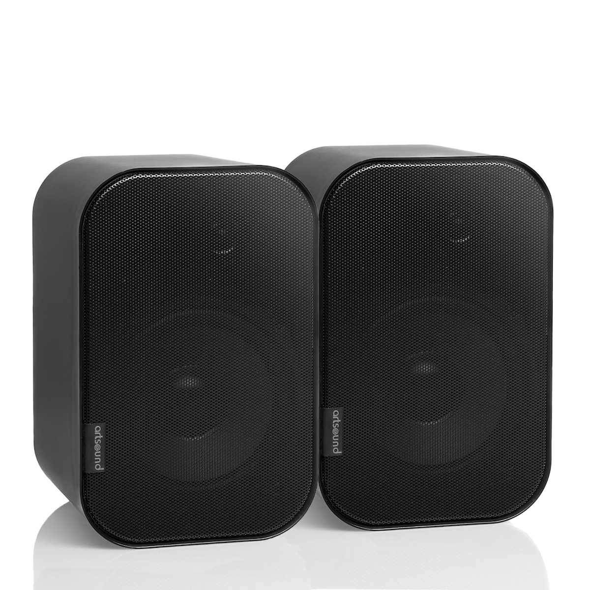 Artsound Universals, 2-Wege Aufputz-Lautsprecher, 3,0 & 0,5 Zoll, 20-60W, schwarz (2 Stück) Image