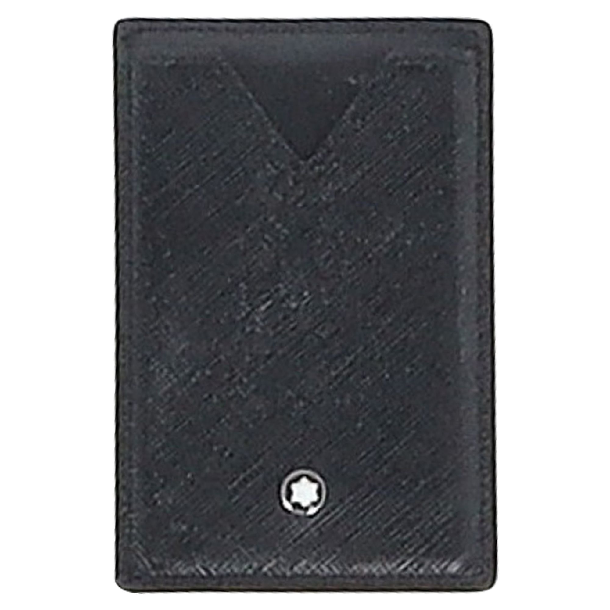 Montblanc Sartorial Taschenhalter 3 cc aus schwarzem Kalbsleder Image