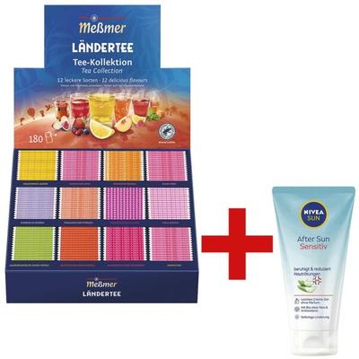 Meßmer Teebox »Ländertee« 180er-Box Früchtetee-Kollektion inkl. Lotion »After Sun Sensi Image