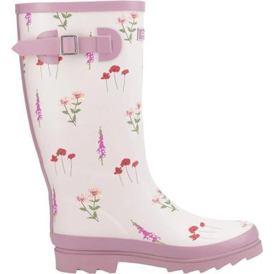 Cotswold - "Wildflower" Gummistiefel für Damen (Pink) Image