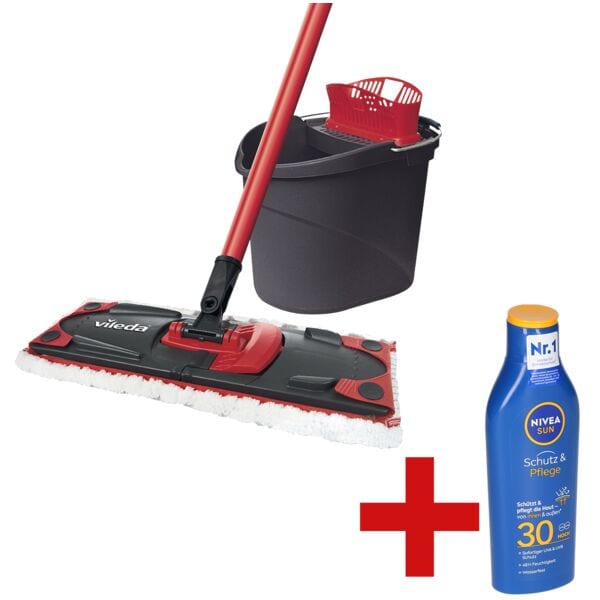 Vileda Putzset »Ultramat KomplettSet« inkl. Sonnenlotion »Schutz & Pflege« LSF 30 250 m Image