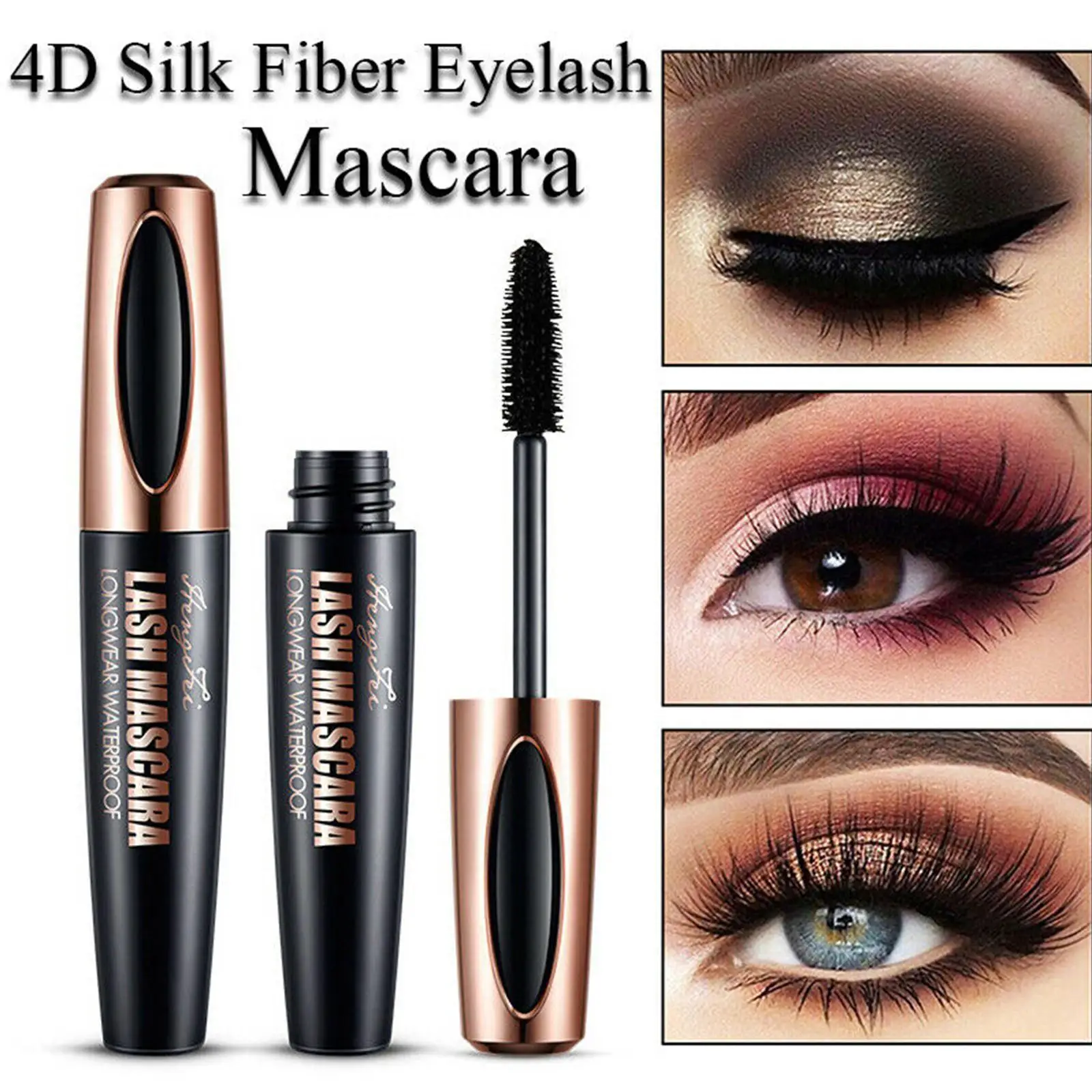 Mascara Lash Primer Schwarz Dicke Dünne Curling Form Wimpern Verlängerung Kosmetische Schönheit Make-Up Flüssigkeit Volumen Mascara Pinsel Image