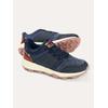 Walbusch Herren Materialmix Sneaker-Schuh Mühelos Blau