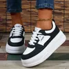 Frühling/Herbst Bequeme Große-größe Wanderschuhe für Frauen Mode Neue Runde Kappe Atmungsaktive Sexy Nicht-slip Casual turnschuhe