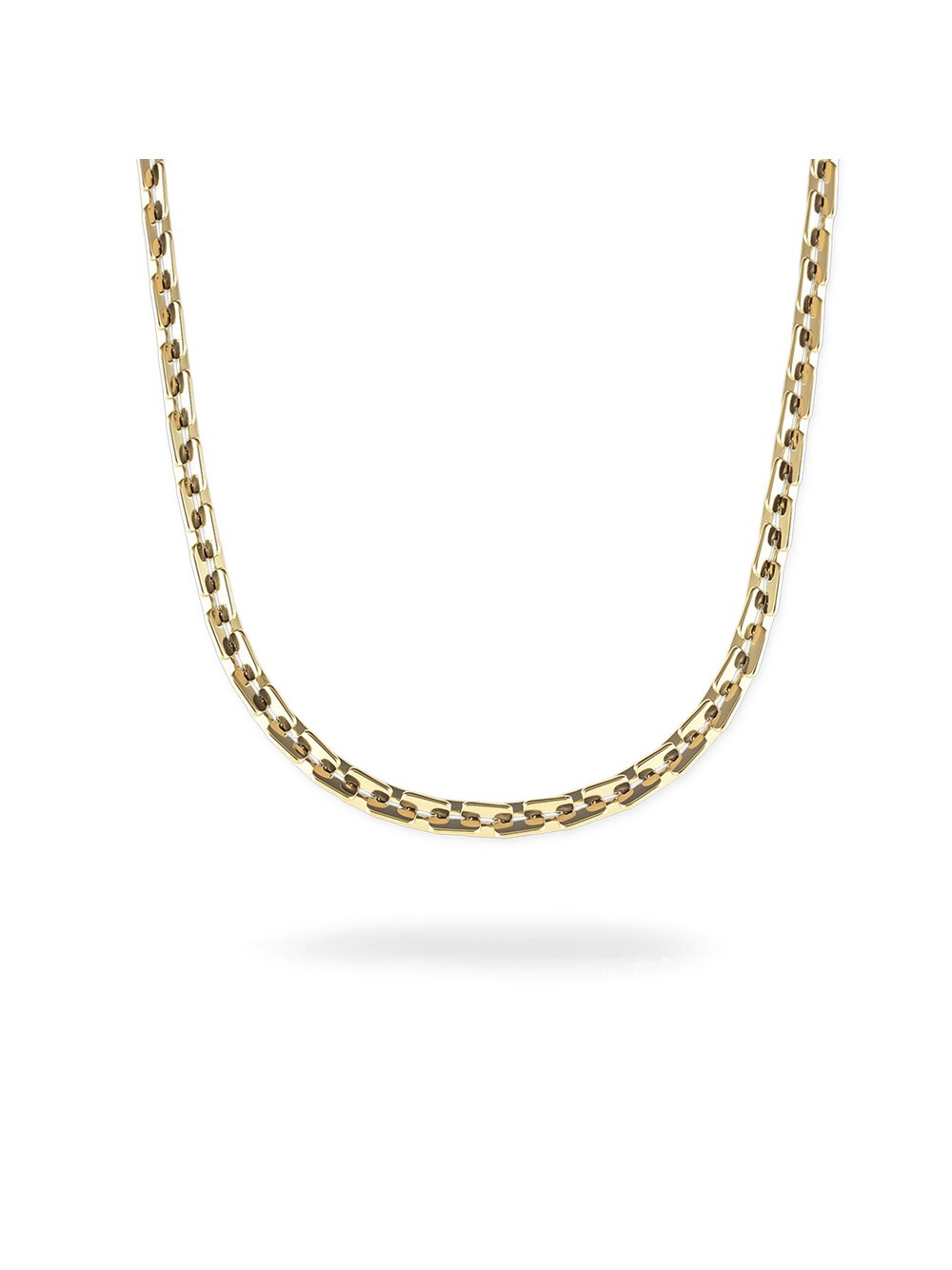 COPENHAGEN STUDIOS Halsschmuck Edgy Necklace Damen gold, ONE SIZE Image