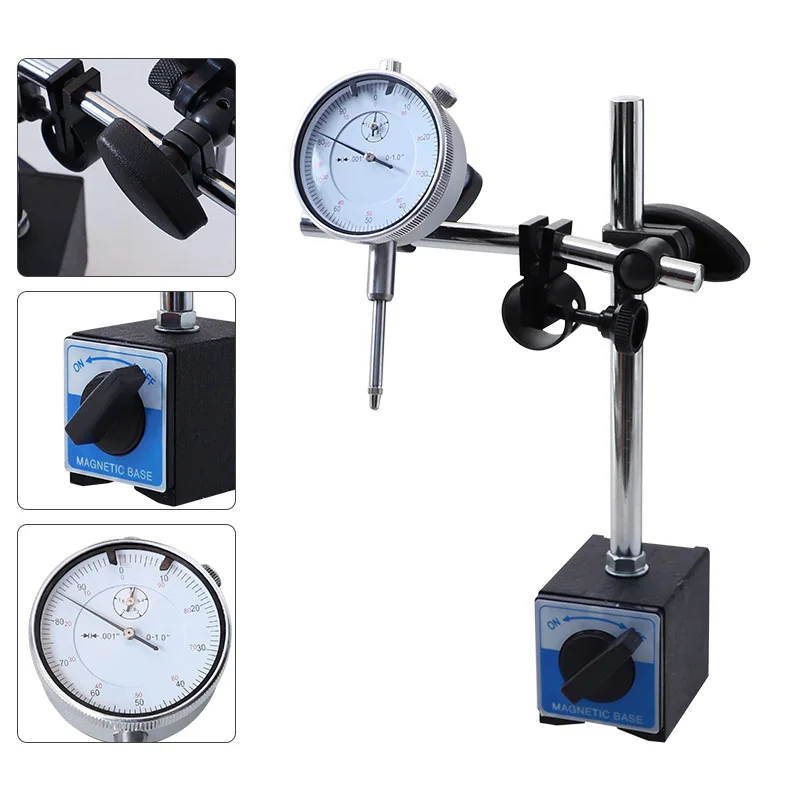 ETOPOO Messlehre Typ Anzeige Messuhr Set Messuhr Anzeige Magnetständer Set Basishalter Image