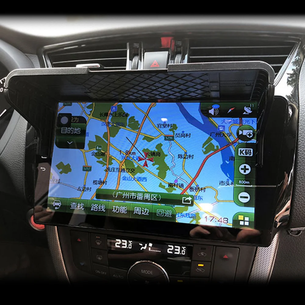 Auto GPS Navigation Sonnenschutz 7-12 Zoll Innen Zubehör Auto Zubehör Display Bildschirm Visier GPS Anti-Glare Schild