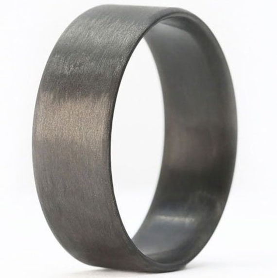 Anelli in fibra di carbonio nera, fede nuziale in fibra di carbonio ultraleggera, fede nuziale in fibra di carbonio da uomo - L'elegante ultraleggero