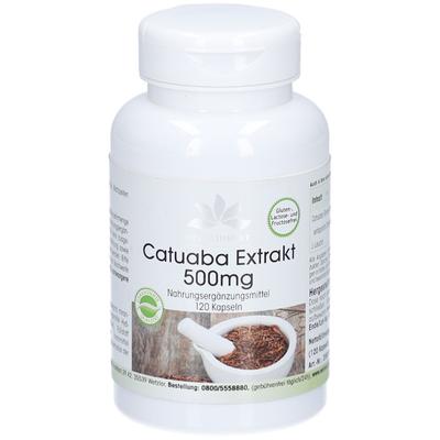 Catuaba Extrakt 500 mg Kapseln 120 St Image