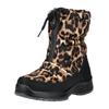 Snowboots JOSEF SEIBEL "Josef Seibel Stiefel Lederimitat/Textil", Damen, Gr. 43, braun (leopard), Lederimitat, Textil, casual, Schuhe