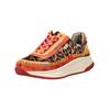 Sneaker LAURA VITA "LAURA VITA Sneaker Leder/Textil", Damen, Gr. 41, orange, Leder, Textil, casual, Schuhe