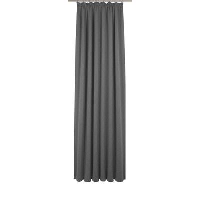 Vorhang WIRTH "Westport" Gr. 3, grau (dunkelgrau), B:60cm H:225cm, Jacquard, Polyester, Gardinen Image
