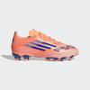 Fußballschuh ADIDAS PERFORMANCE "F50 LEAGUE MULTI-GROUND KINDER-STIEFEL", Gr. 32, beam orange, lucid blau, cloud weiß, Synthetik, Textil, sportlich, Schuhe, geeignet für Rasen- und Kunstrasenplätze