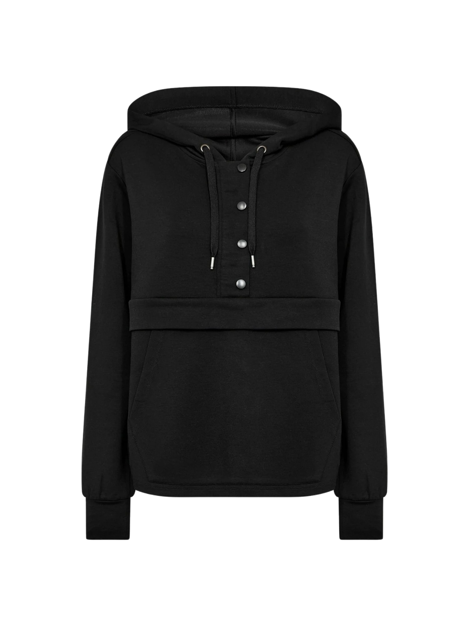 Strickpullover SOYACONCEPT "Soya Concept Sweater SC-BANU", Damen, Gr. M, 9999 schwarz, Obermaterial: 48% Modal, 48% Polyester, 4% Elasthan, Pullover Strickpullover