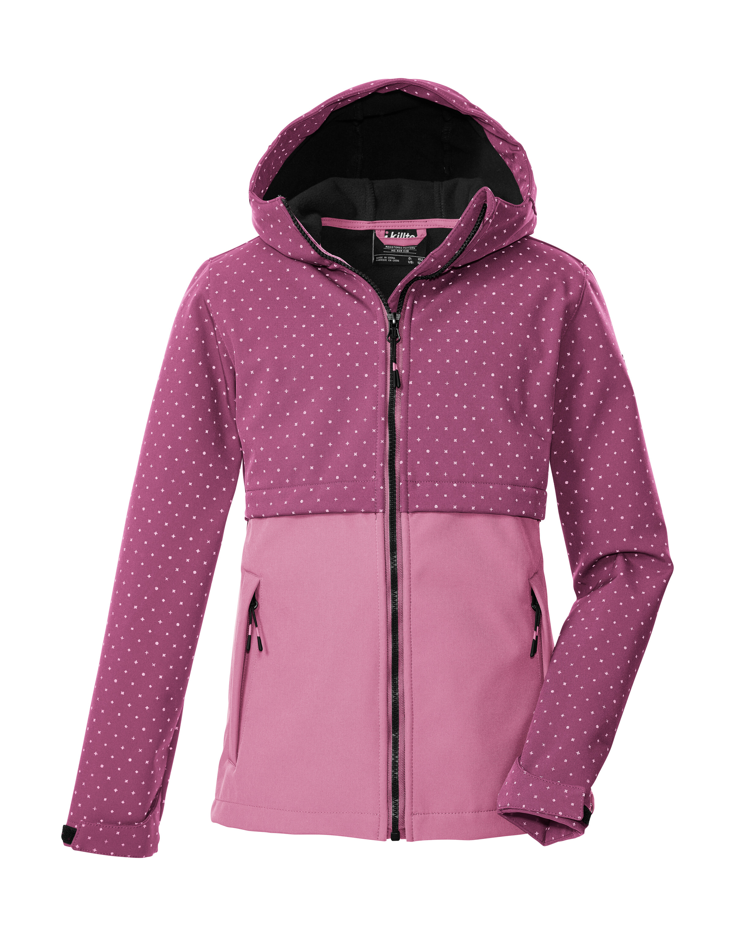 Softshelljacke KILLTEC "KOW 227 GRLS SFTSHLL JCKT", Kinder, Gr. 176, himbeere, Oberstoff: Oberseite: 92% Polyester, 8% Elasthan, Rückseite: 100% Polyester, Futter: 100% Polyester, Jacken, Softshelljacke für Kids: wind- und wasserabweisend,... Image