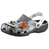 Hausschuh CROCS "Classic Clog Elvis", Herren, Gr. 43, bunt (multifarben), Croslite, casual, Schuhe, Clog, Sandale mit Fersenriemchen