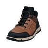 Schnürstiefelette BUGATTI "bugatti Stiefelette Lederimitat/Textil", Herren, Gr. 41, schwarz (braun, schwarz), Lederimitat, Textil, casual, Schuhe