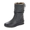 Stiefelette REMONTE "Remonte Stiefelette Leder", Damen, Gr. 43, schwarz (schwarz, schwarz), Leder, casual, Schuhe