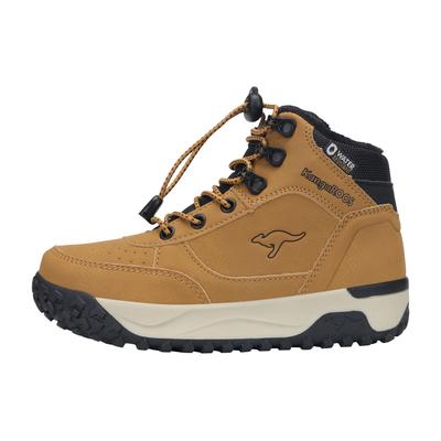 Schnürboots KANGAROOS "K-NB SAULT RV", Damen, Gr. 38, tan, jet schwarz, Synthetik, Textil, sportlich, Schuhe Image