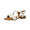 Riemchensandale GABOR "Gabor Sandalen Glattleder", Damen, Gr. 37, rosa (beige, rosa), Glattleder, casual, Schuhe