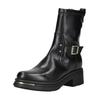 Stiefelette NERO GIARDINI "Nero Giardini Stiefelette Leder/Synthetik", Damen, Gr. 39, schwarz, Leder, Synthetik, casual, Schuhe