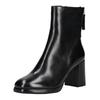 High-Heel-Stiefelette REGARDE LE CIEL "Regarde Le Ciel Stiefelette Leder", Damen, Gr. 41, schwarz, Leder, casual, Schuhe