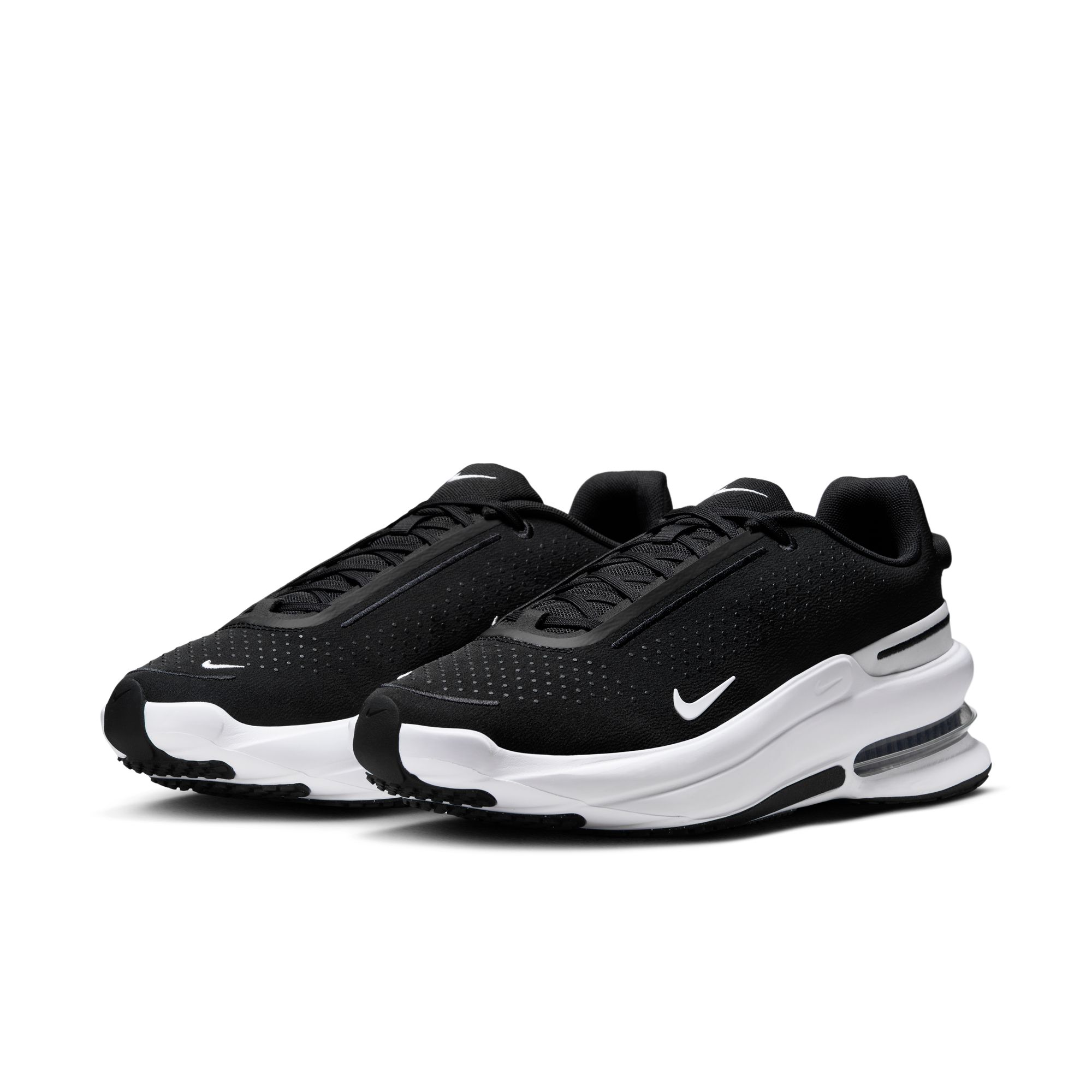 Sneaker NIKE SPORTSWEAR "NIKE AIR ZOOM UPTURN SC", Herren, Gr. 45, schwarz, weiß, Synthetik, Textil, Schuhe Sneaker