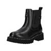 Stiefelette MUSTANG SHOES "Mustang Shoes Stiefelette Lederimitat/Textil", Damen, Gr. 42, schwarz, Lederimitat, Textil, casual, Schuhe