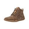 Schnürstiefelette JOSEF SEIBEL "Josef Seibel Stiefelette Veloursleder", Damen, Gr. 38, grau (taupe), Veloursleder, casual, Schuhe