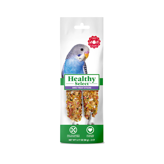 Healthy Select Bird Treat Sticks with Fruit Flavor, 3.17 oz., Pack of 2