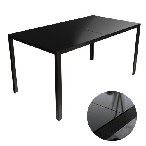 Lex Tisch Gartentisch Esstisch Outdoor Glastisch Gartenmöbel 150 cm Image