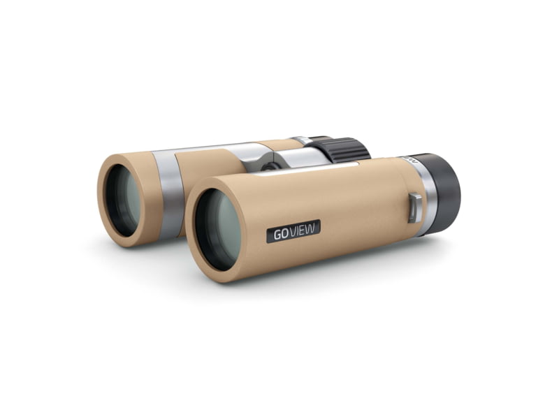 GoView ZOOMR 10x34mm Roof Prism Binoculars Light Brown 4260527415947