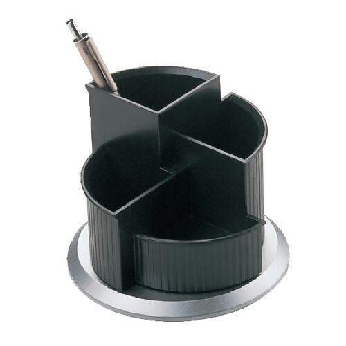 helit Stiftehalter Polystyrol Silber 15 x 11,2 cm Image