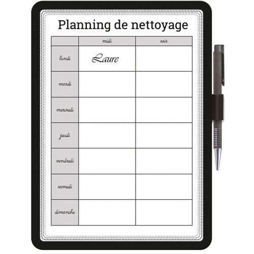 Djois Magneto DIN A4 Inforahmen Selbstklebend Schwarz Haftend PP, PVC 194117 23 (B) x 0,2 (T) x 31,7 (H) cm Image