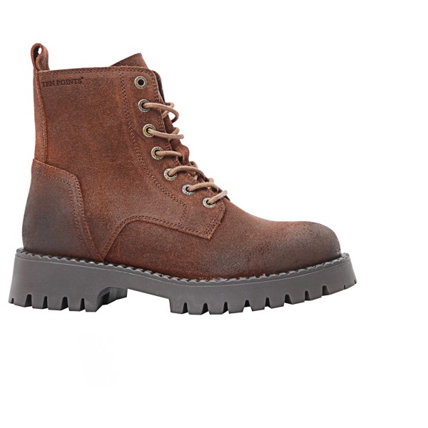 Ten Points - Women's Penny Lace Suede Boots - Freizeitstiefel 36 | EU 36 braun