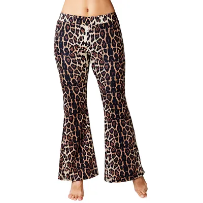 Schlag-Leggings Leopard, schwarz/braun Image