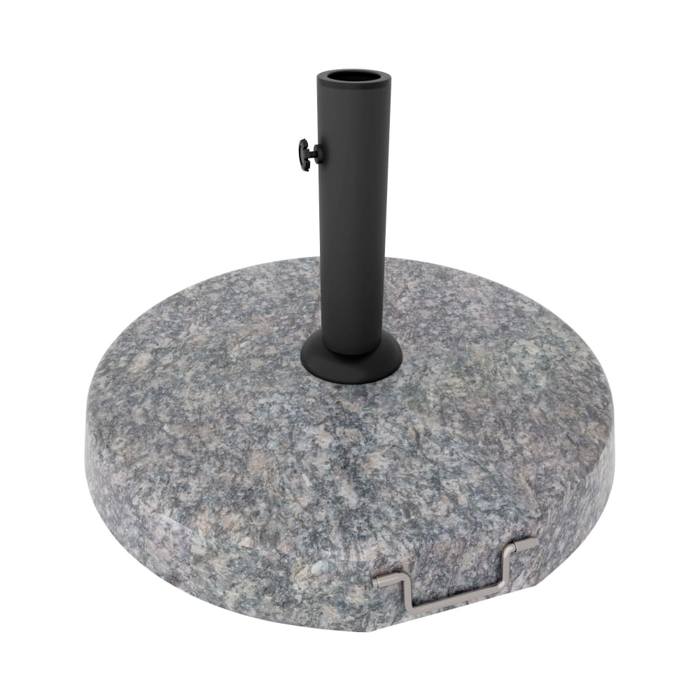 Base per ombrellone da giardino Ø45 cm 25 kg in pietra grigio