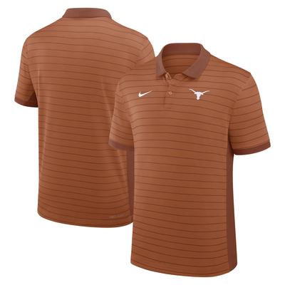 Herren Nike Texas Orange Texas Longhorns 2025 Frühsaison Coaches Sideline Victory Stripe Dri-FIT Polo Image