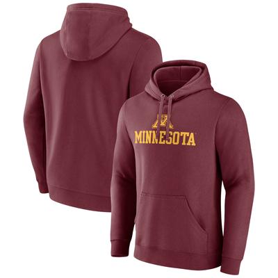 Minnesota Golden Gophers Team Lockup Fanatics Herren Maroon Pullover Hoodie Image