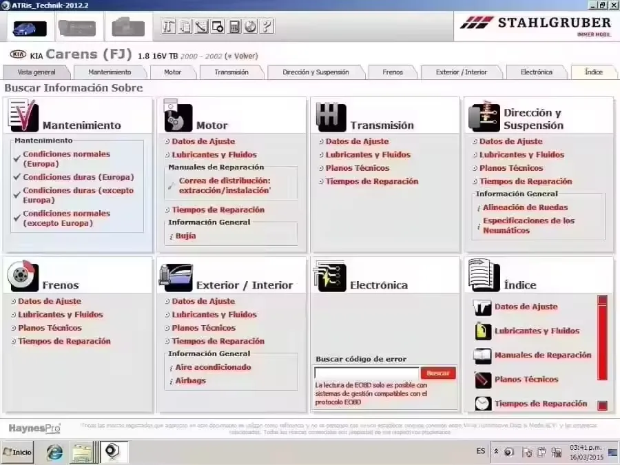 HAYNES PRO 2015 Version Vivid 2015.1 Latest (Atris-Technik) in HDD Automotive Workshop DATA Auto Repair Software