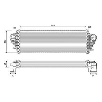 Valeo Ladeluftkühler [Hersteller-Nr. 822903] für Jeep Image